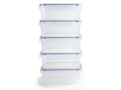 Sunware Aufbewahrungsboxen^0,9 Liter Meal Prep Frischhaltedose - Set von 5