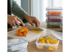 Sunware Aufbewahrungsboxen^0,9 Liter Meal Prep Frischhaltedose - Set von 5