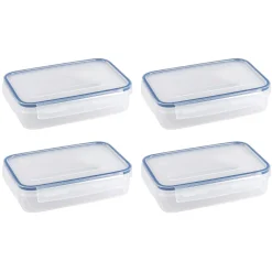 Sunware Basic 1 Liter 4er-Set Frischhalteboxen< Schüssel & Schalen