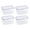 Sunware Schüssel & Schalen^Basic 2,4 Liter 4er-Set Frischhalteboxen