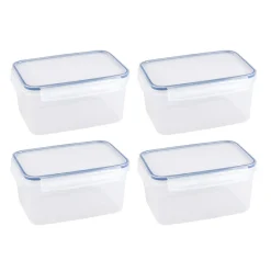 Sunware Schüssel & Schalen^Basic 2,4 Liter 4er-Set Frischhalteboxen