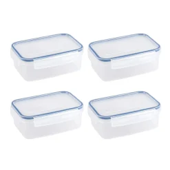 Sunware Basic 0,9 Liter 4er-Set Frischhalteboxen< Schüssel & Schalen