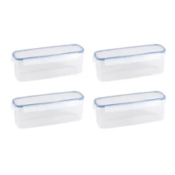 Sunware Schüssel & Schalen-Basic 2,3 Liter 4er-Set Frischhalteboxen
