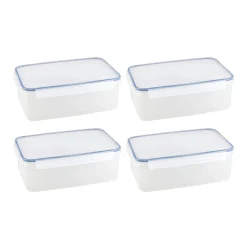 Sunware Schüssel & Schalen-Basic 5,2 Liter 4er-Set Frischhalteboxen
