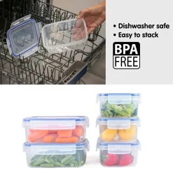 Sunware Basic 2 Liter transparente Frischhaltebox mit Clips< Schüssel & Schalen