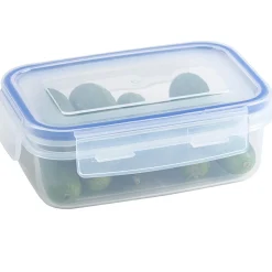 Sunware Schüssel & Schalen-Basic 0,45 Liter transparente Frischhaltebox mit Clips