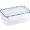 Sunware Basic 0,9 Liter transparente Frischhaltebox mit Clips< Schüssel & Schalen