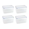 Sunware Schüssel & Schalen-Basic 8,3 Liter Transparent Frischhaltedose - Set von 4