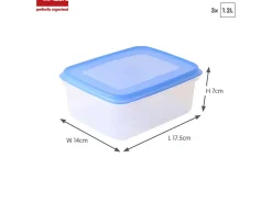 Sunware Club Cuisine 1,2 Liter Gefrierdose - Set von 15< Schüssel & Schalen