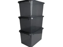 Sunware Aufbewahrungsboxen-comfort Line 3er-Set 62L Aufbewahrungsbox - grau