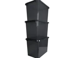 Sunware Aufbewahrungsboxen-comfort Line 3er-Set 72L Aufbewahrungsbox - grau