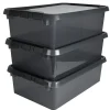 Sunware Aufbewahrungsboxen-comfort Line 3er-Set 32L Aufbewahrungsbox - grau