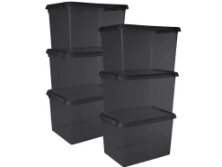Sunware Aufbewahrungsboxen-comfort Line 6er-Set 22L Aufbewahrungsbox - grau
