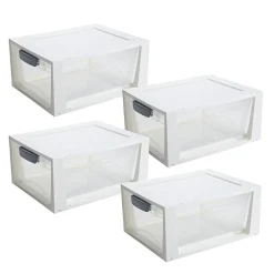 Sunware Aufbewahrungsboxen-Omega 4er-Set 11L drawer - weiß