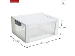 Sunware Aufbewahrungsboxen-Omega 4er-Set 11L drawer - weiß