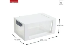 Sunware Aufbewahrungsboxen^Omega 6er-Set White Drawer - Set von 6