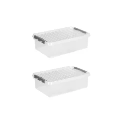 Sunware Aufbewahrungsboxen^Q-line 32 Liter 2er-Set Aufbewahrungsboxen