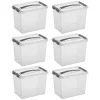 Sunware Aufbewahrungsboxen^Q-line 9 Liter 6er-Set Aufbewahrungsboxen