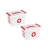 Sunware Reiseapotheke-Q-line 2er-Set 22L Erste-Hilfe box mit Einsatz - rot