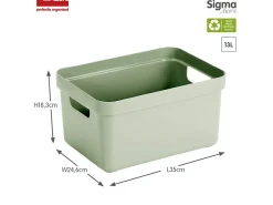 Sunware Sigma 13 liter Home set - Green< Aufbewahrungsboxen