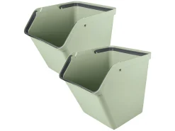 Sunware Aufbewahrungsboxen^Sigma home 60 Liter Set von 2 Sortiereinheit - Green