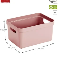 Sunware Aufbewahrungsboxen^Sigma home 5 Liter Aufbewahrungsbox - Pink