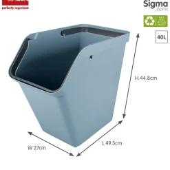 Sunware Aufbewahrungsboxen^Sigma home 40 liter Sortiereinheit - Blue