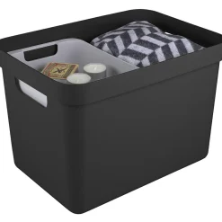 Sunware Aufbewahrungsboxen^Sigma home 18 Liter Aufbewahrungsbox - Black