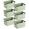 Sunware Aufbewahrungsboxen-Sigma home 13 liter Green Aufbewahrungsbox - Set von 6