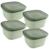 Sunware Sigma home 3,8 Liter Set von 4 Frischhaltedose - Green< Schüssel & Schalen