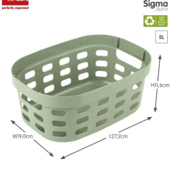 Sunware Aufbewahrungsboxen-Sigma Home 5 Liter Korb - Green