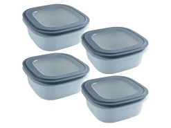 Sunware Schüssel & Schalen^Sigma home 2,8 Liter Set von 4 Frischhaltedose - Blue