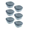 Sunware Schüssel & Schalen^Sigma home 0,5 Liter Set von 6 Frischhaltedose - Blue