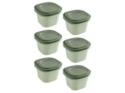 Sunware Schüssel & Schalen-Sigma home 0,8 Liter Set von 6 Frischhaltedose - Green