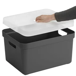 Sunware Aufbewahrungsboxen^Sigma home 32 Liter Aufbewahrungsbox - Anthracite