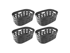 Sunware Waschkörbe^Sigma home 45 Liter Anthracite Korb - Set von 4