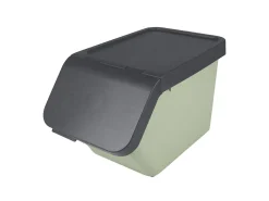 Sunware Aufbewahrungsboxen^Sigma home 30 Liter sortieranlage mit Deckel - Green