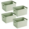 Sunware Aufbewahrungsboxen^Sigma home 32 Liter Green Aufbewahrungsbox - Set von 4