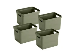 Sunware Sigma home 18 Liter Darkgreen Aufbewahrungsbox - 6 Stück< Aufbewahrungsboxen
