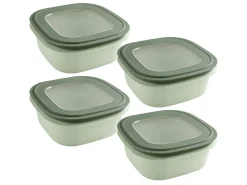 Sunware Schüssel & Schalen-Sigma home 2,8 Liter Set von 4 Frischhaltedose - Green