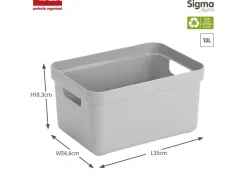 Sunware Sigma home 13 liter Aufbewahrungsboxset - Grey< Aufbewahrungsboxen