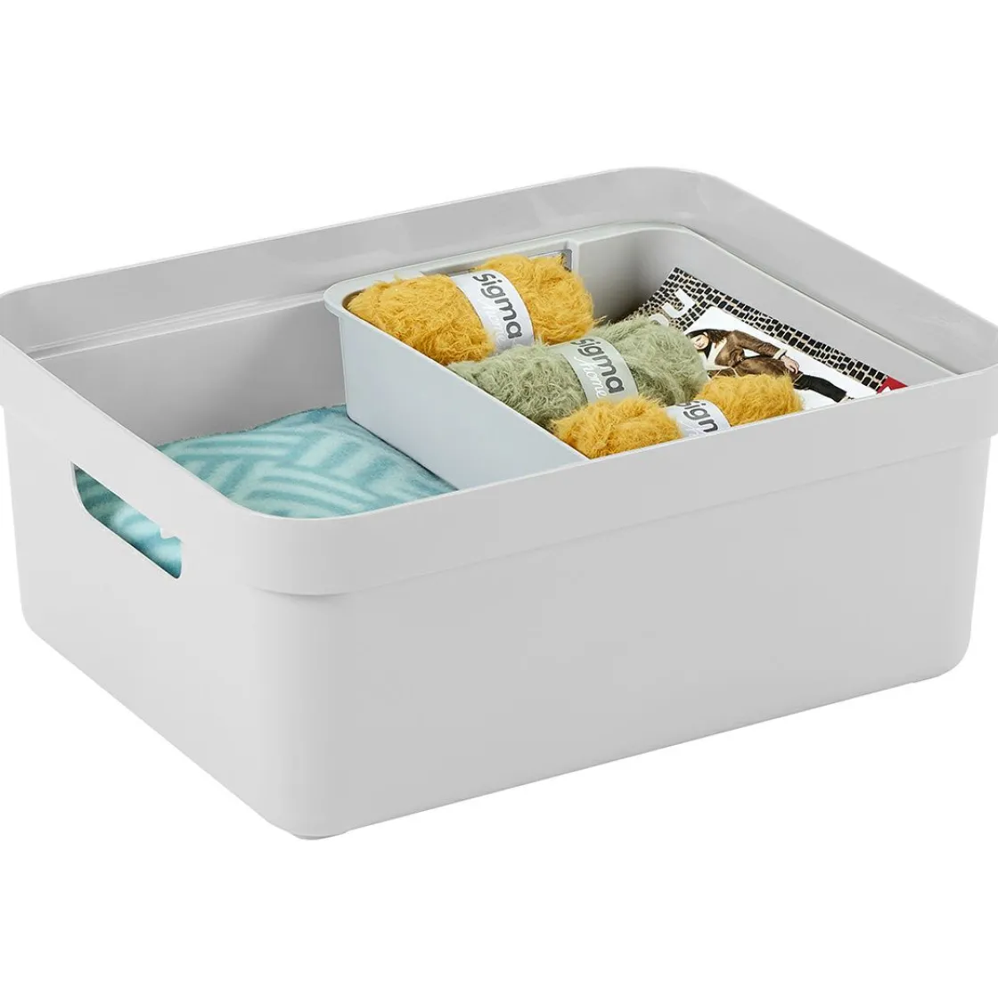 Sunware Aufbewahrungsboxen^Sigma home 24 Liter Aufbewahrungsbox - White