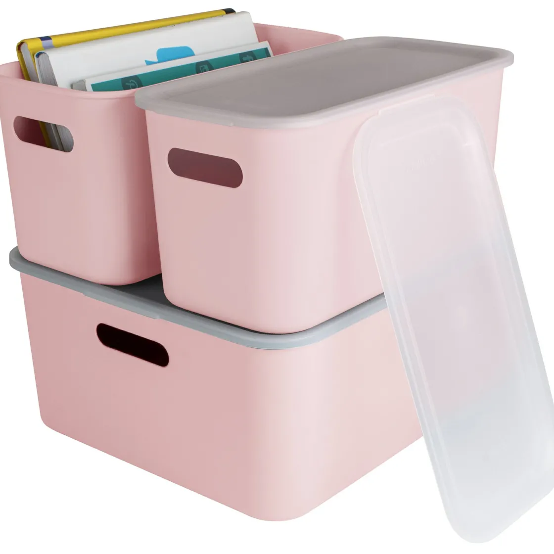 Sunware Aufbewahrungsboxen^Sigma home 6 Liter cube box - Pink