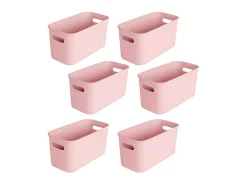 Sunware Aufbewahrungsboxen^Sigma home 6 Liter Pink cube box - Set von 6