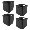 Sunware Aufbewahrungsboxen^Sigma home 25 Liter Black cube box - Set von 4