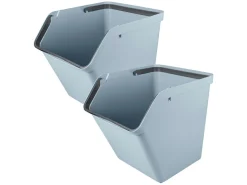 Sunware Aufbewahrungsboxen^Sigma home 60 Liter Set von 2 Sortiereinheit - Blue
