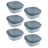 Sunware Schüssel & Schalen-Sigma home 1,3 Liter Set von 6 Frischhaltedose - Blue