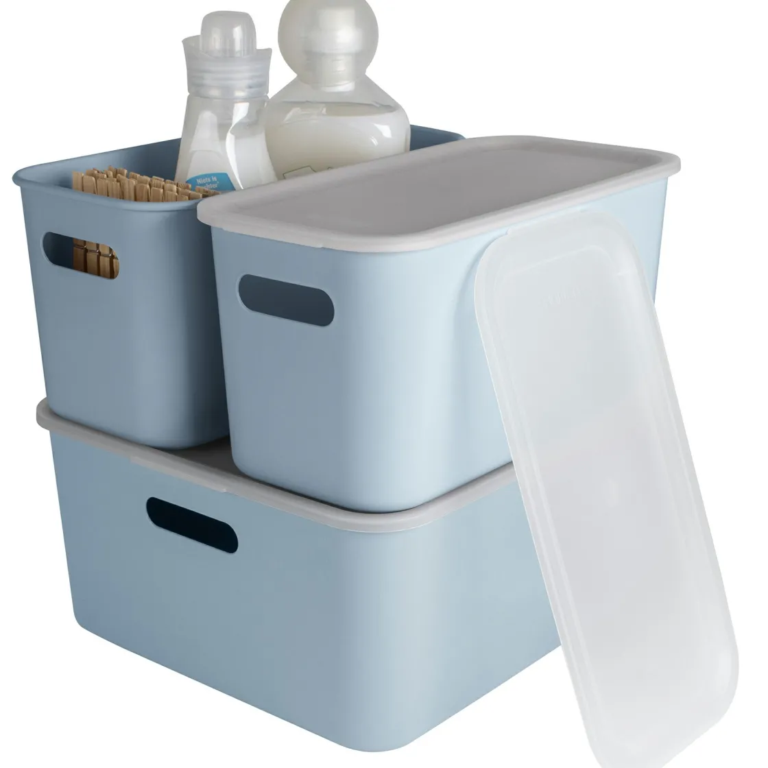 Sunware Aufbewahrungsboxen^Sigma home 6 Liter cube box - Blue
