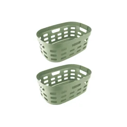 Sunware Waschkörbe^Sigma home 45 Liter 2er-Set Wäschekörbe - Green