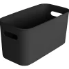 Sunware Aufbewahrungsboxen-Sigma home 6 Liter cube box - Black